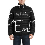 Phly Word Men's Stand Collar Padded Lightweight Jacket