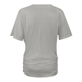 Phly Embassy V-neck pleated T-shirt