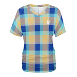 Phly Embassy V-neck pleated T-shirt