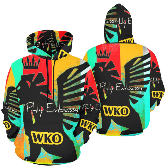 WKO Men's All Over Print Hoodie