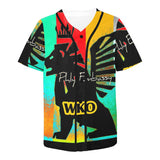 WKO Men's All Over Print Baseball Jersey