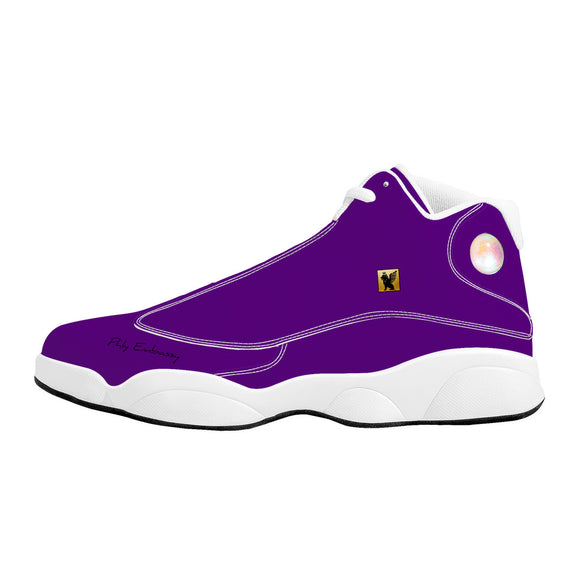 Phly Embassy Basketball Shoes - Purp/White