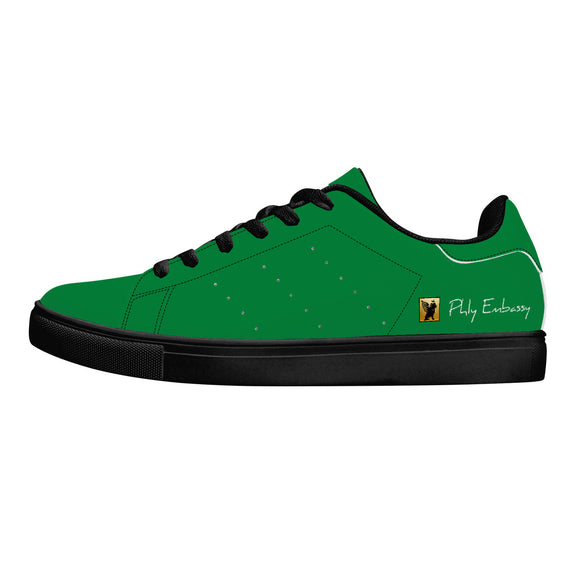 Phly Embassy Low-Top Synthetic Leather Sneakers