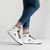 Phly Embassy-D16 High-Top Synthetic Leather Sneakers - Black/Wht