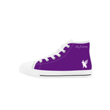 Phly Embassy-SF_K12 Kids High Top Canvas Shoes