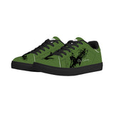 GRND Low-Top Synthetic Leather Sneakers - Grn/Black