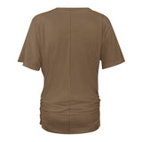 Phly Embassy V-neck pleated T-shirt