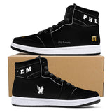 PHLY EMBASSY-D16 High-Top Synthetic Leather Sneakers - Black