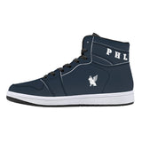 Phly Embassy-D16 High-Top Synthetic Leather Sneakers - Black/Nvy