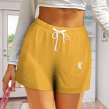 Phly Embassy HP High Waist Loose Elastic Waist Shorts