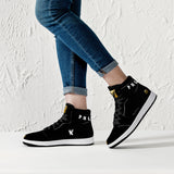 PHLY EMBASSY-D16 High-Top Synthetic Leather Sneakers - Black