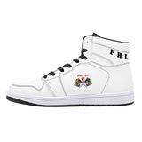 Phly Embassy-D16 High-Top Synthetic Leather Sneakers - Black/Wht