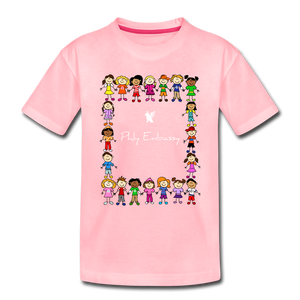 Phly Embassy Kids' Premium T-Shirt - pink