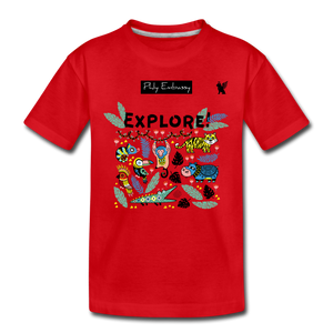 Phly Embassy Kids' Premium T-Shirt - red