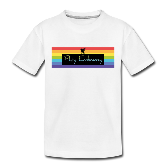 Phly Embassy Kids' Premium T-Shirt - white