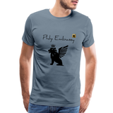 Phly Embassy Men's Premium T-Shirt - steel blue