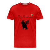 Phly Embassy Men's Premium T-Shirt - red