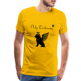 Phly Embassy Men's Premium T-Shirt - sun yellow