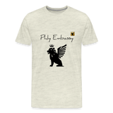 Phly Embassy Men's Premium T-Shirt - heather oatmeal