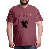 Phly Embassy Men's Premium T-Shirt - heather burgundy