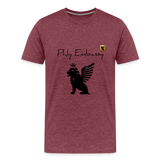 Phly Embassy Men's Premium T-Shirt - heather burgundy