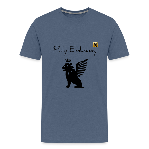 Phly Embassy Men's Premium T-Shirt - heather blue