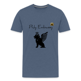 Phly Embassy Men's Premium T-Shirt - heather blue