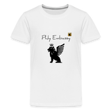 Phly Embassy Kids' Premium T-Shirt - white