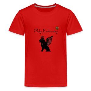 Phly Embassy Kids' Premium T-Shirt - red