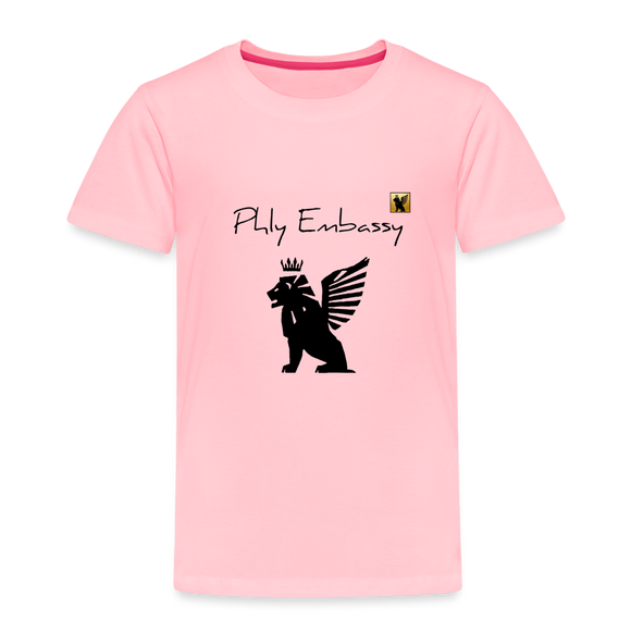 Phly Embassy Toddler Premium T-Shirt - pink