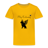 Phly Embassy Toddler Premium T-Shirt - sun yellow