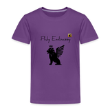 Phly Embassy Toddler Premium T-Shirt - purple