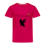 Phly Embassy Toddler Premium T-Shirt - dark pink