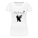 Phly Embassy Women’s Premium T-Shirt - white