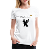 Phly Embassy Women’s Premium T-Shirt - white