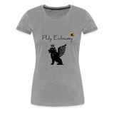 Phly Embassy Women’s Premium T-Shirt - heather gray