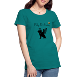 Phly Embassy Women’s Premium T-Shirt - teal