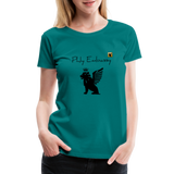 Phly Embassy Women’s Premium T-Shirt - teal