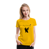 Phly Embassy Women’s Premium T-Shirt - sun yellow