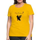 Phly Embassy Women’s Premium T-Shirt - sun yellow