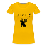 Phly Embassy Women’s Premium T-Shirt - sun yellow