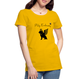 Phly Embassy Women’s Premium T-Shirt - sun yellow