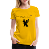 Phly Embassy Women’s Premium T-Shirt - sun yellow