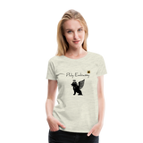 Phly Embassy Women’s Premium T-Shirt - heather oatmeal