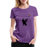 Phly Embassy Women’s Premium T-Shirt - purple