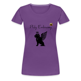 Phly Embassy Women’s Premium T-Shirt - purple