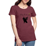 Phly Embassy Women’s Premium T-Shirt - heather burgundy