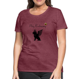 Phly Embassy Women’s Premium T-Shirt - heather burgundy