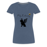 Phly Embassy Women’s Premium T-Shirt - heather blue