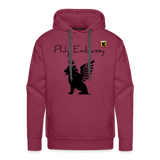 Phly Embassy Men’s Premium Hoodie - burgundy